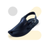 Black Gol T Peshawari Chappal