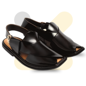 Black Smart Zalmi Peshawari Chappal